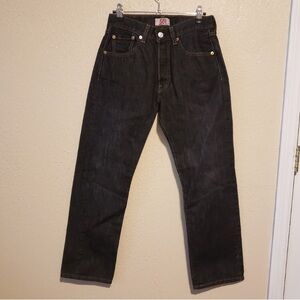 Levi's 501 Cropped Straight Leg Jeans Button Fly Size‎ 29